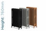 CI-NE760-4-TH - Georgian 4 Column Cast Iron Radiator H760mm x W877mm CI-NE760-4-TH - Georgian 4 Column Cast Iron Radiator H760mm x W877mm
